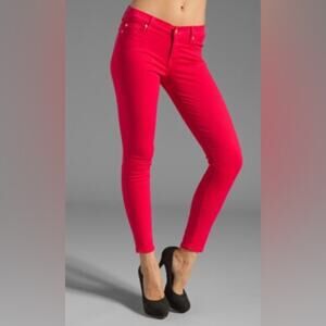 J Brand Skinny Leg Pink Jeans size 25